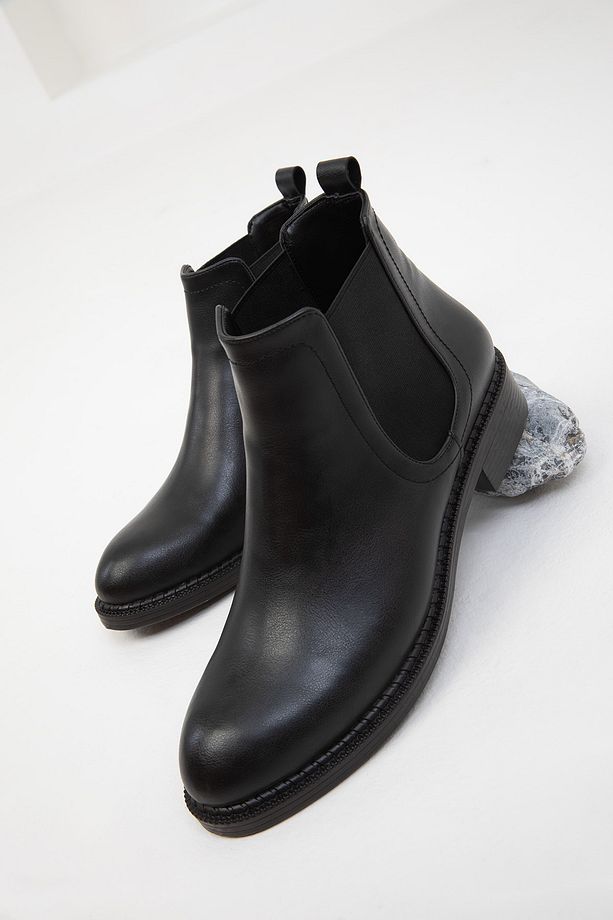 Siyah Kadın Bot & Bootie 19780 - 5