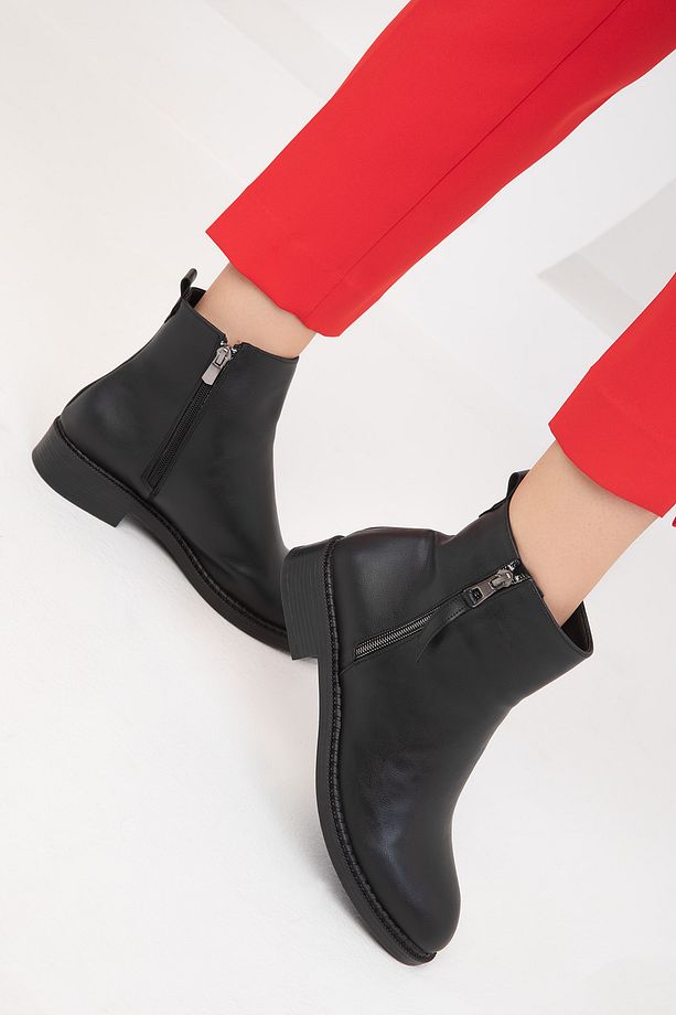 Siyah Kadın Bot & Bootie 19778 - 3