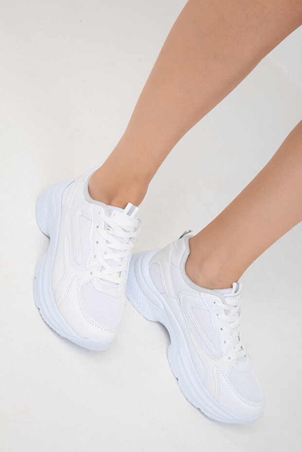 Női fehér tornacipő 18802 - 3