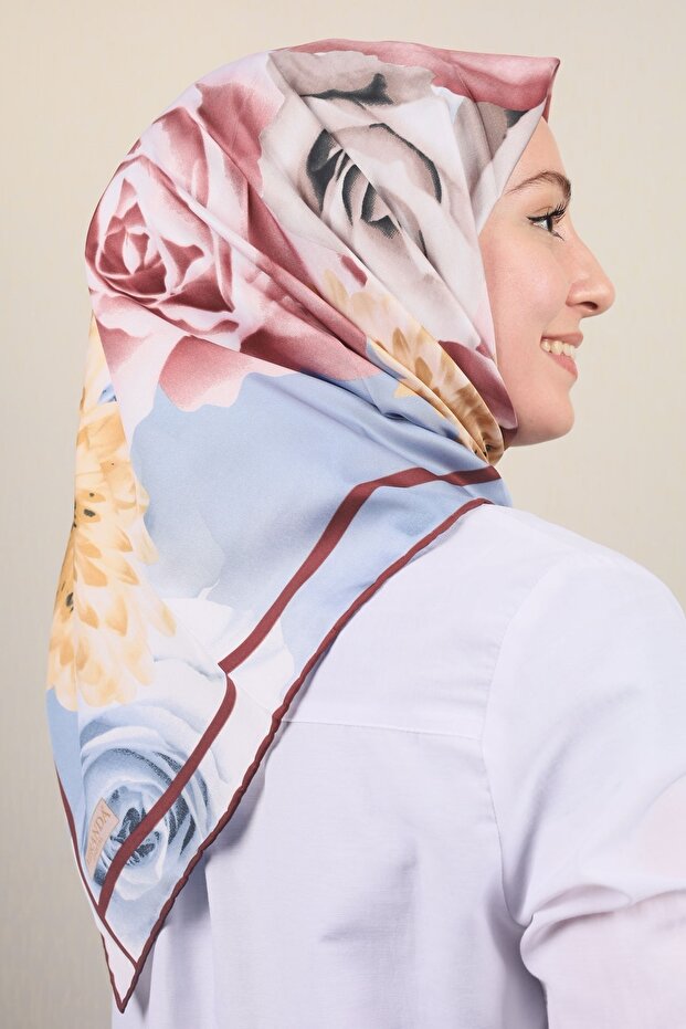 Patterned Tivil Scarf Pattern 09 Color 02 - 1