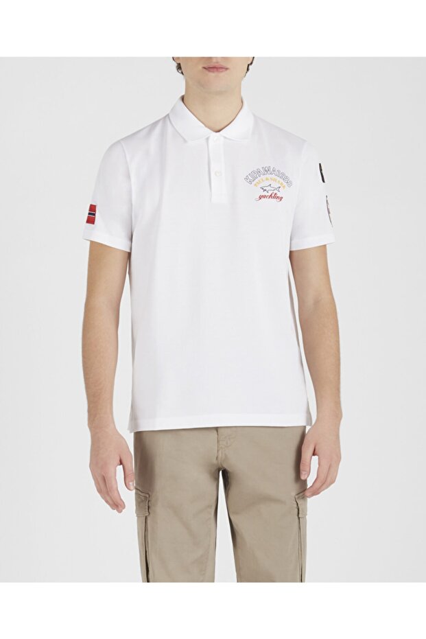 Men's Knitted Polo Shirt C.wCotton
