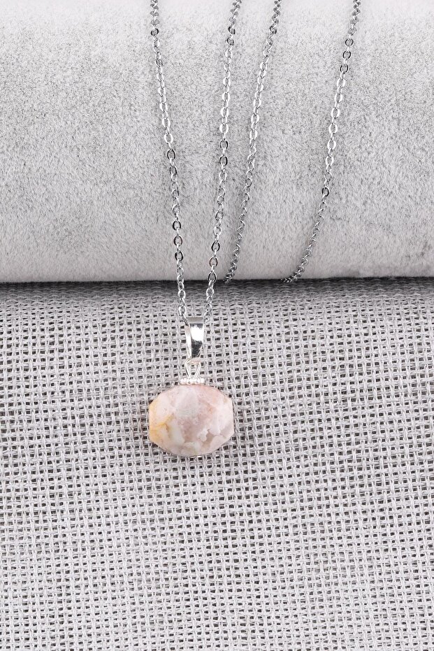 Natural Agate Stone Necklace