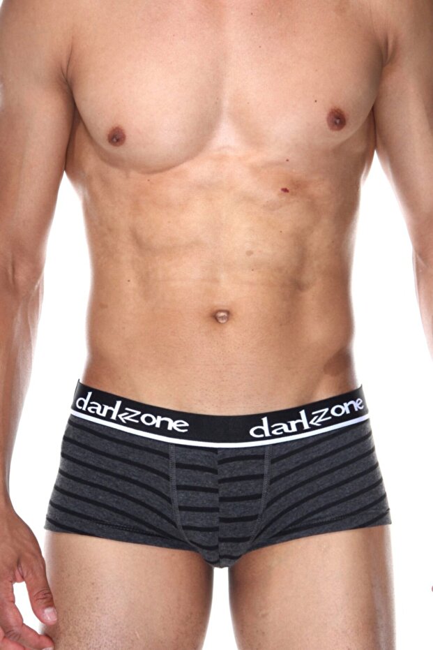 Striped Patterned Short Hipster Men's Boxers