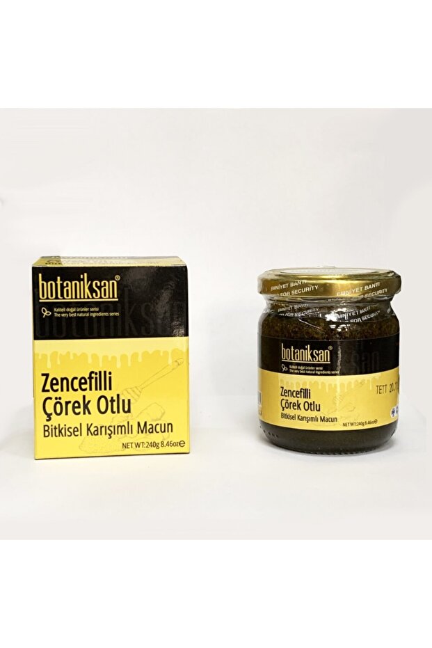 Zencefilli Çörekotlu Macun 240GR datça acıbadem - 2