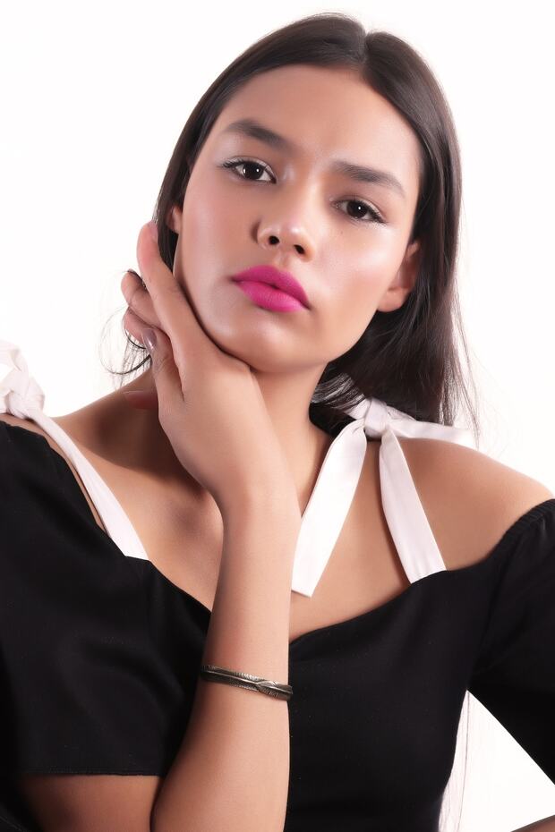 Kadın Antik Sarı Kaplama Yaprak Dokulu Ayarlanabilir Bileklik - 3