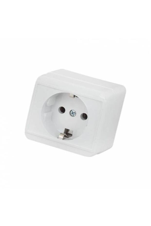 Bakelite Surface Mounted Square Luxury Series Grounded Socket - 1