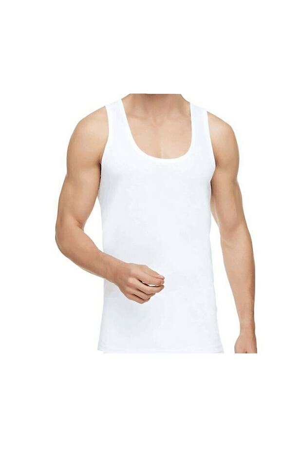 6-Piece Men's Combed Cotton Tank Top