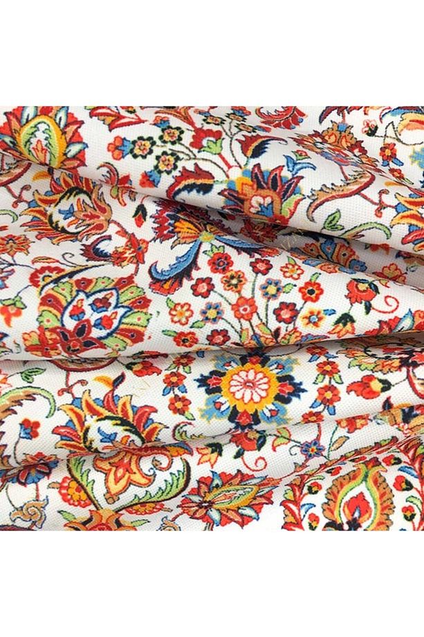 Renkli Goblen Desenli Dijital Baskılı Kumaş Kms-1166 - 2