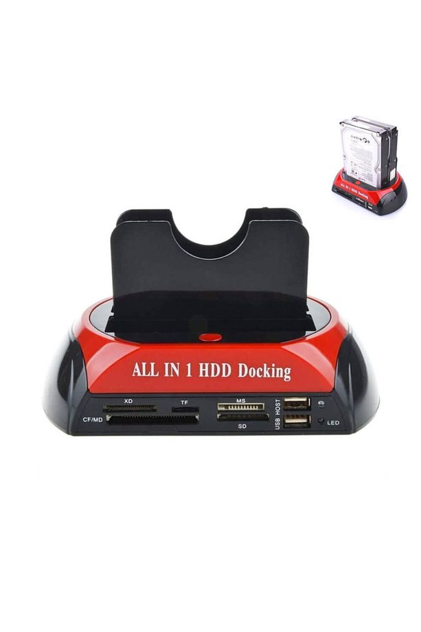 Usb 2.0 Harddisk Docking - Kart Okuyucu - Hdd Klonlama Ide Sata - 2