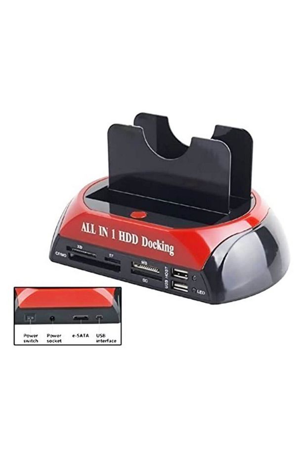 Usb 2.0 Harddisk Docking - Kart Okuyucu - Hdd Klonlama Ide Sata - 3
