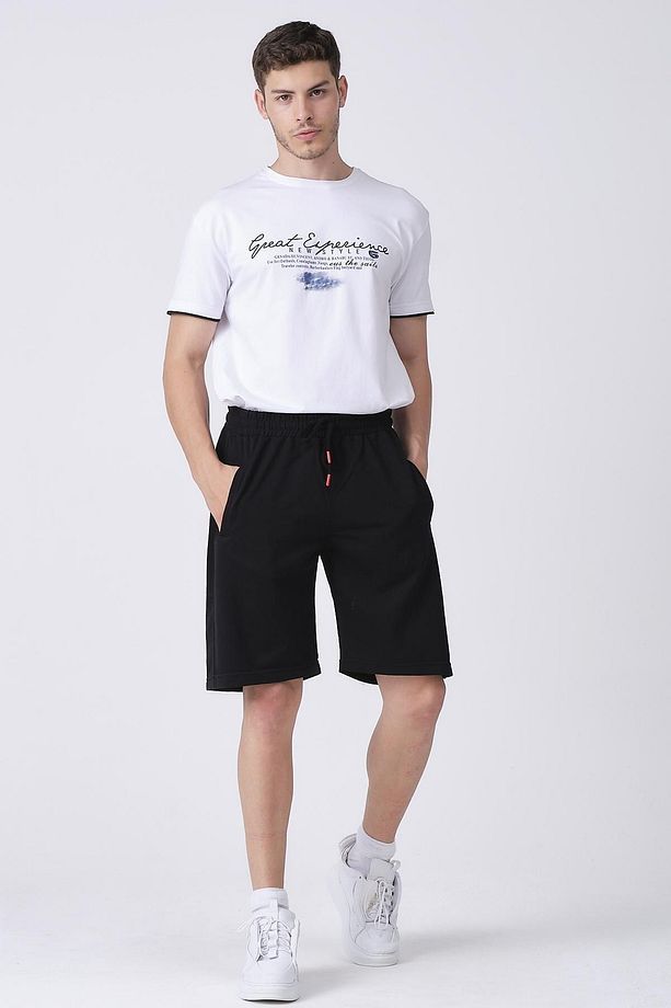 Erkek Orijinal Bermuda Regular Fit Şort Siyah - 6