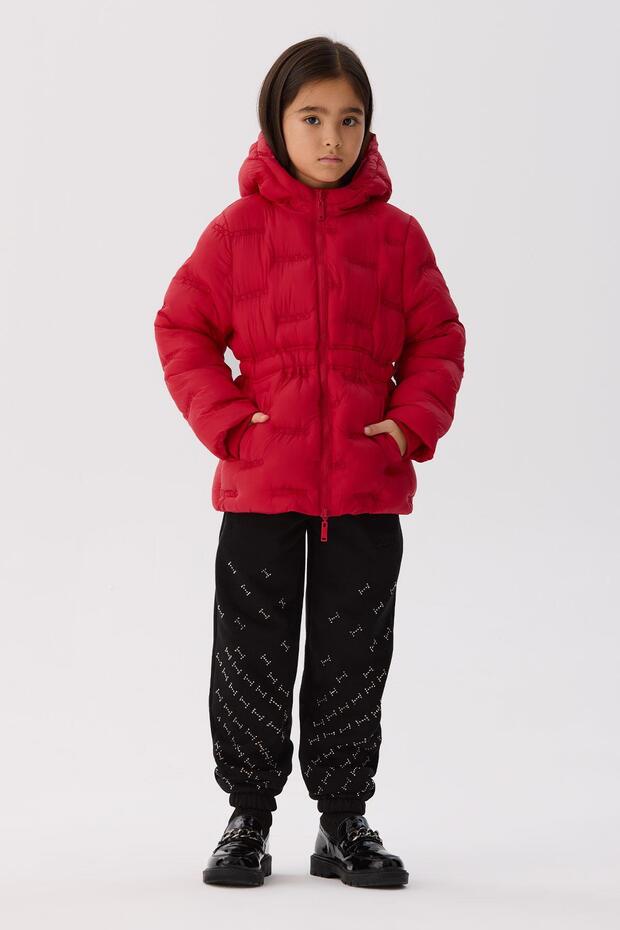 BG Store معطف أحمر للفتيات