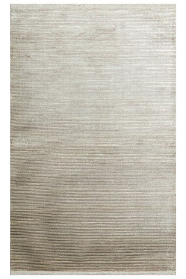 CORDOBA NEW DB PLAIN ECRU NW Parlak Yüksek Alçak Dokulu Modern Makine Halısı - 1