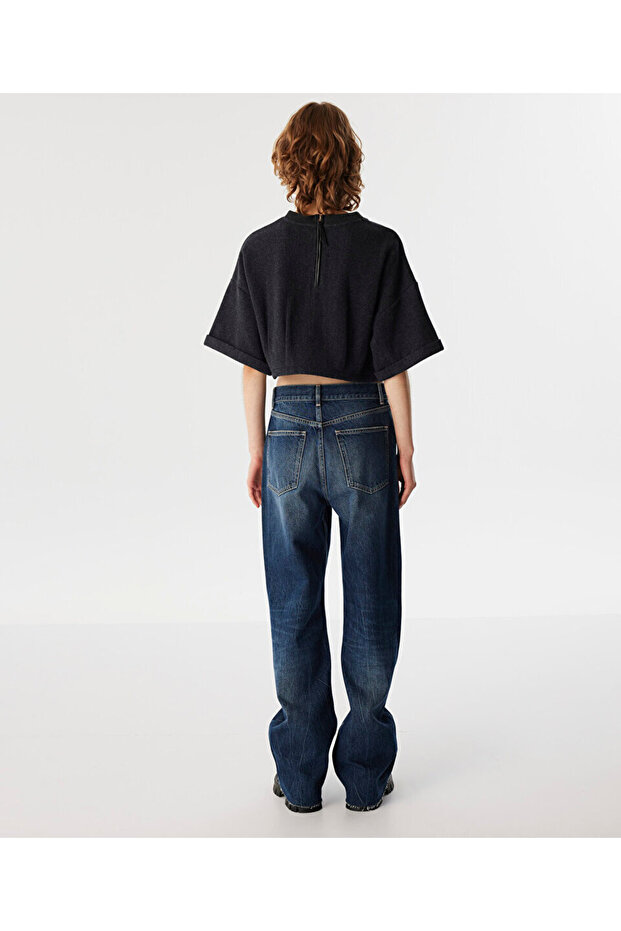 RİBANALI CROP BLUZ - 7