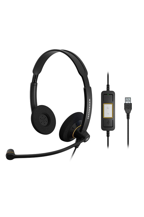 Epos Sennheiser Sc 60 Usb ml Duo Kablolu Uc Kulak Üstü Kulaklık - 1
