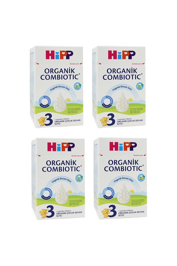 3 Organik Combiotic 800 gr Devam Sütü 4 Adet - 1