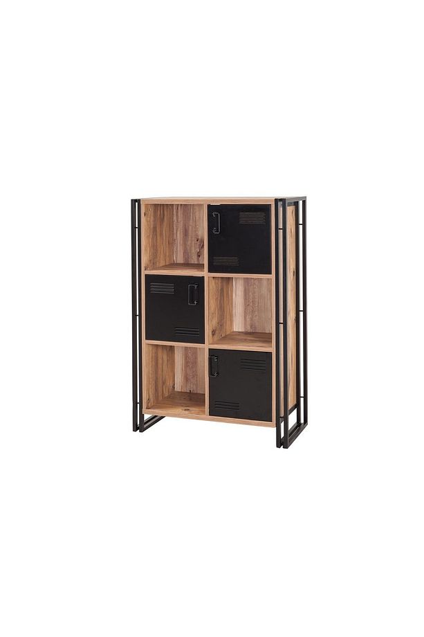 Cosmo Neva Dolaplı Kitaplık, Ceviz - 4