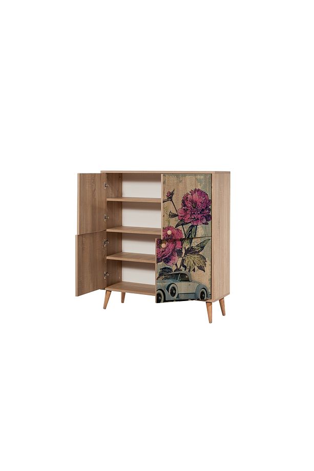 Multikabin Rose Dolap Ahşap Ayak - 6