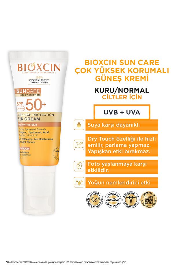 Sun Care Spf 50 Yüz Güneş Kremi 50 ml Kuru ve Normal Cilt + Vücut Güneş Spreyi 200 Ml - 3