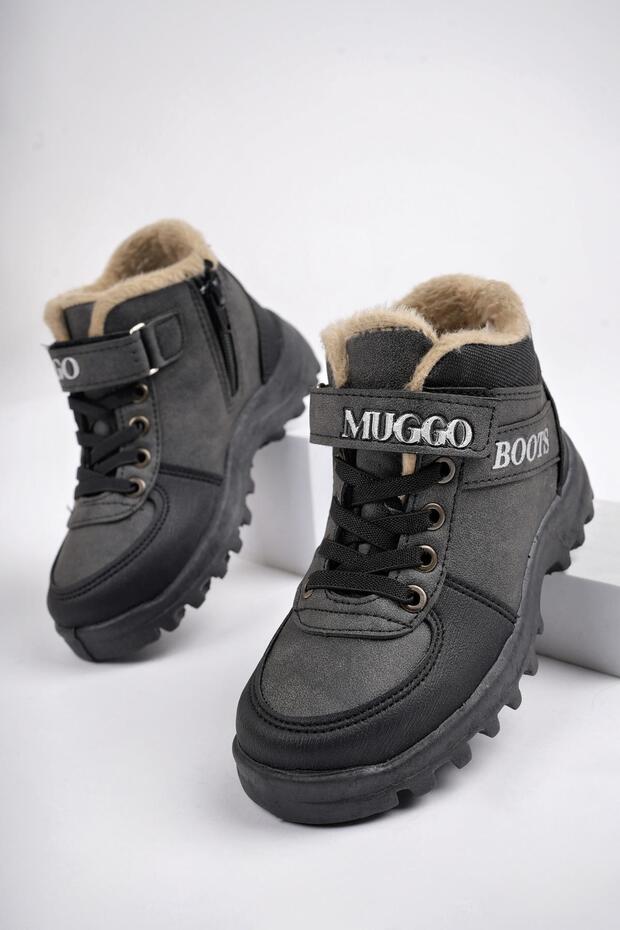Buty dziecięce Trudy odporne na zimno, zapinane na rzepy i sznurowane - 1