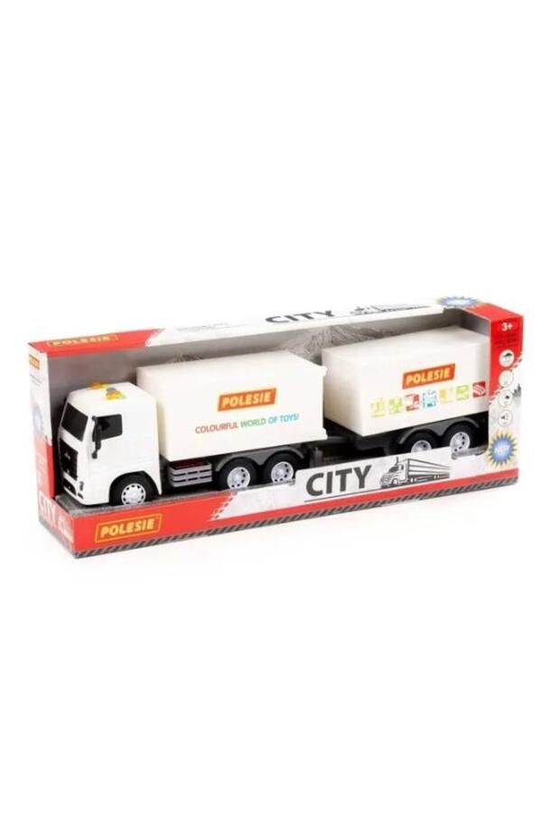 Double Dorse Truck with Friction Sound and Light -Pol-96388