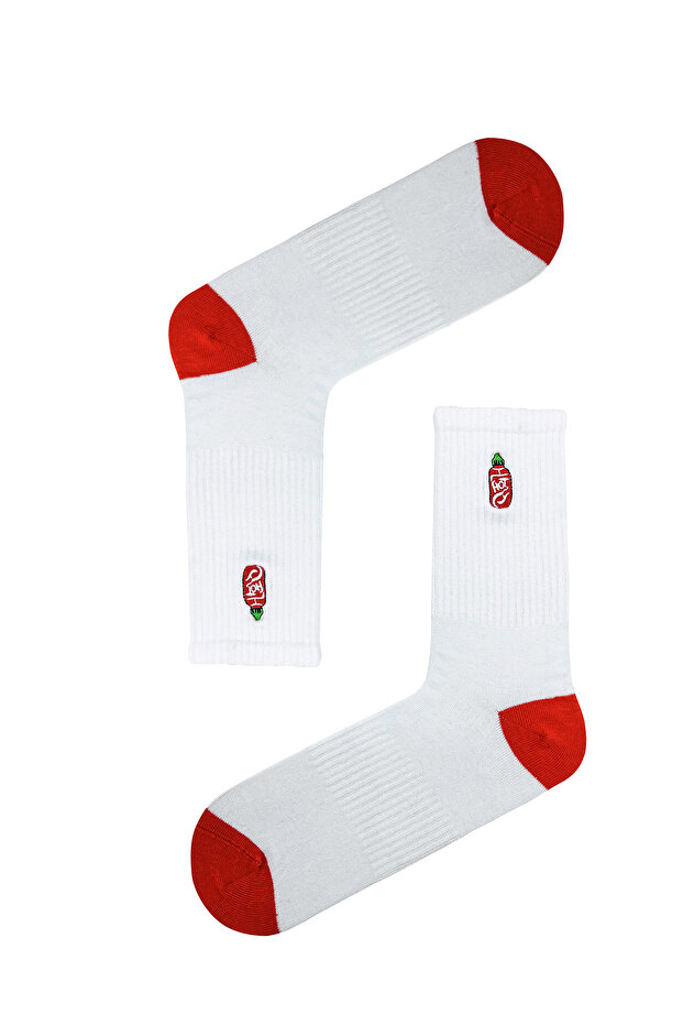 Embroidered Hot Patterned Socks - 1