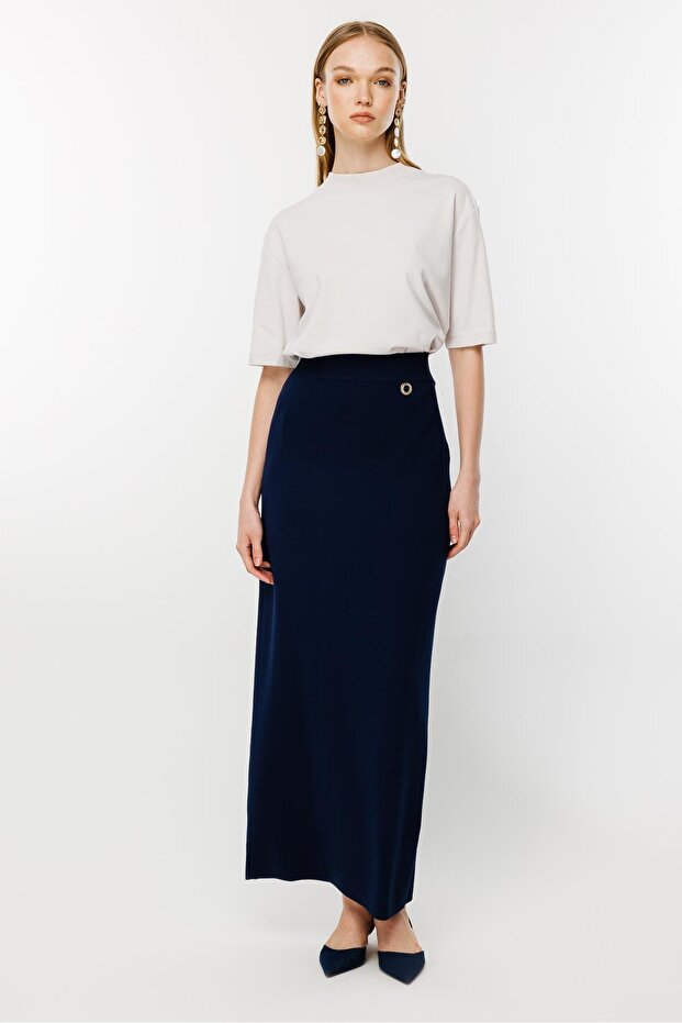 Triko Etek Lacivert - 3