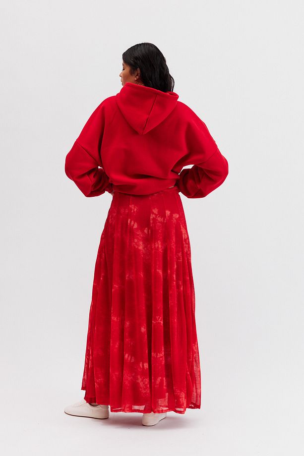 MAMBO Desenli Maxi Tül Etek - 4