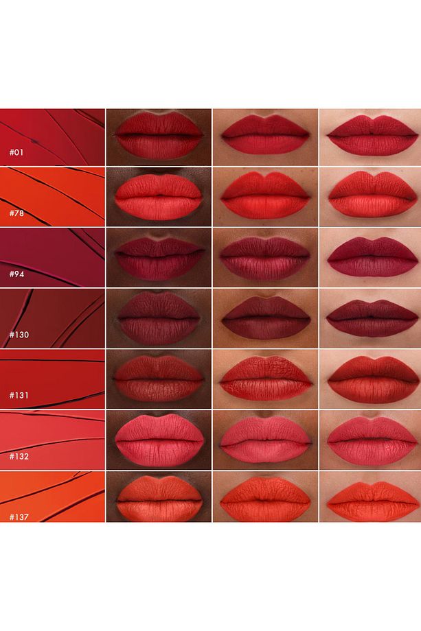 Cream Lip Stain Bulaşmayan Kadife Bitişli Ruj Mat Likit Ruj Yüksek kapatıcılık 10 saat kalıcı (5 ml) - 4