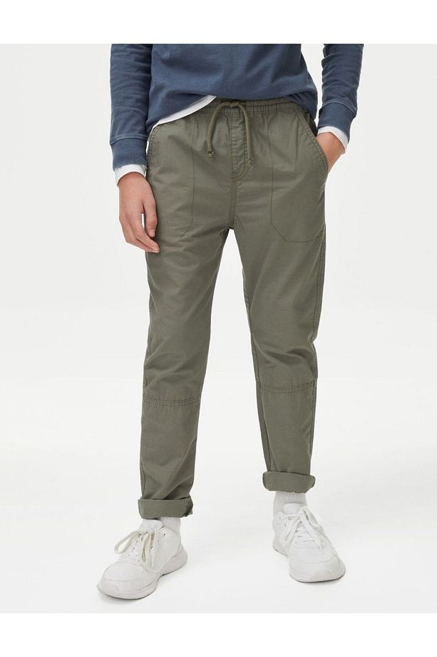 Saf Pamuklu Regular Fit Pantolon (6-16 Yaş) - 3