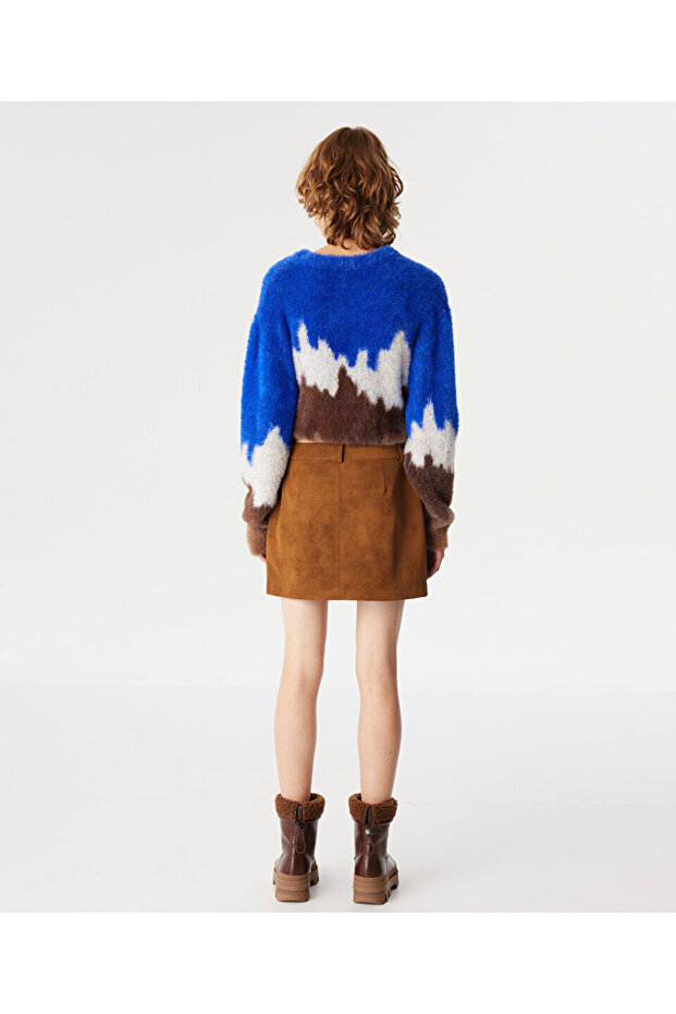 SÜET GÖRÜNÜMLÜ ETEK - 6