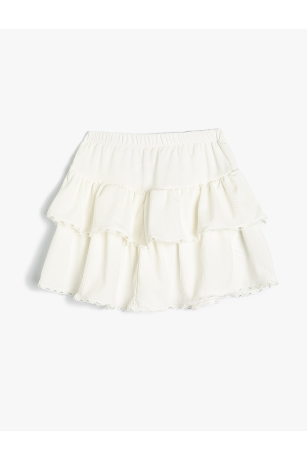 Mini Skirt with Elastic Waistband