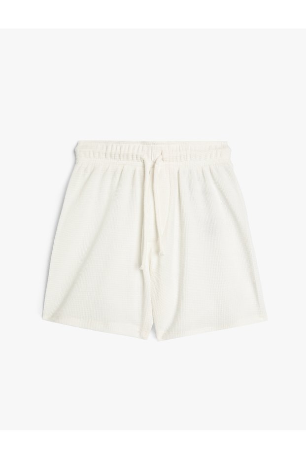 Basic Shorts with Tie Waist Cotton