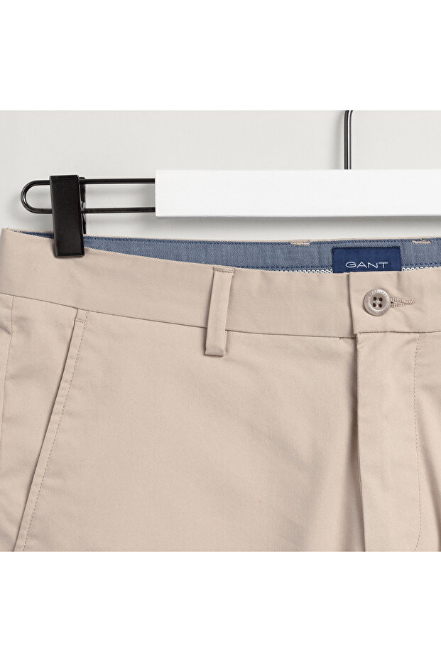 Erkek Bej Slim Fit Şort - 2