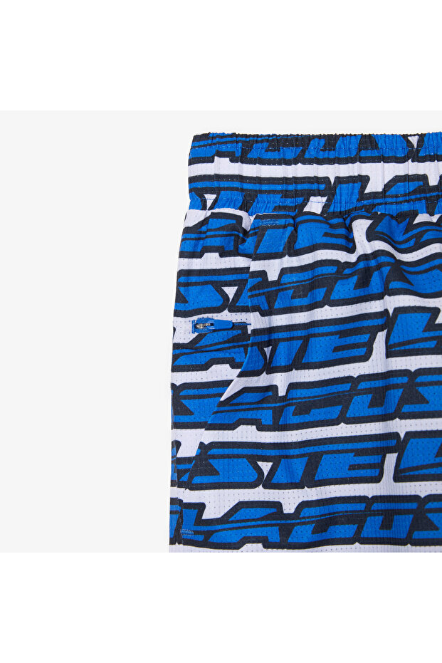 Active Erkek Baskılı Mavi Mayo Şort - 8