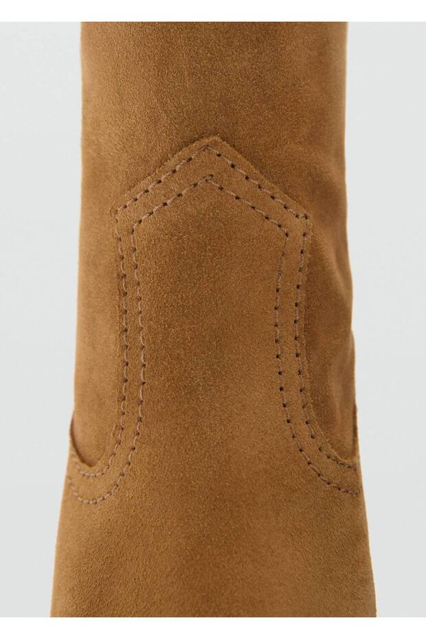 Süet kovboy çizmesi - 7