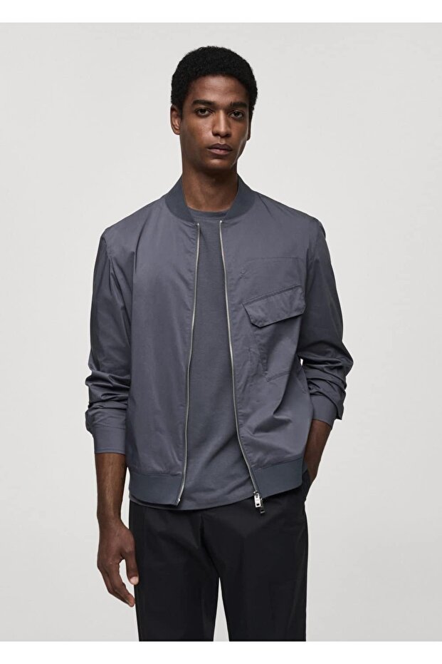 Cepli Bomber Ceket - 1