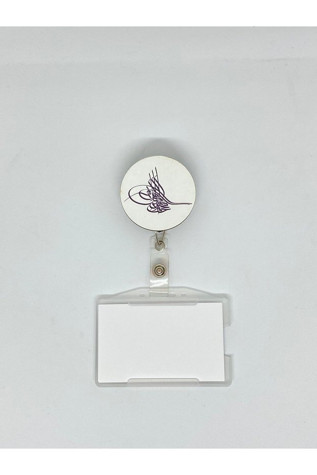 Ottoman Tughra Themed Yoyo Card Holder Yoyo Badge Holder