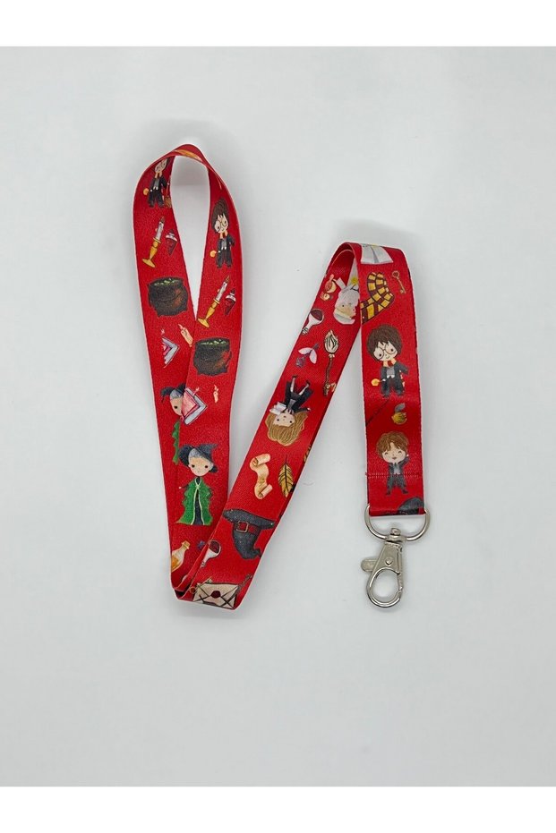Sorcerer with Glasses 2 Themed Neck Lanyard Card Holder