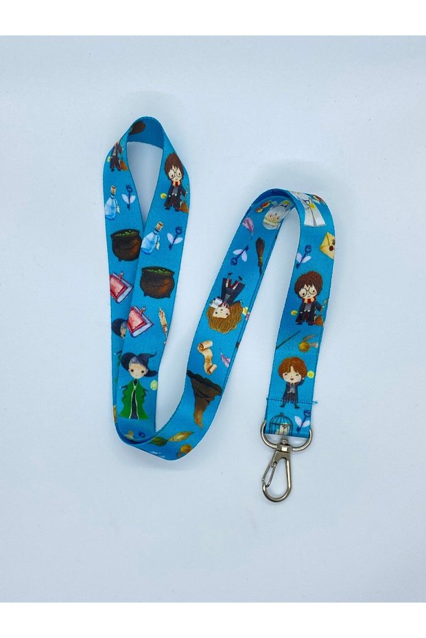 Spectacled Sorcerer Themed Neck Lanyard Card Holder