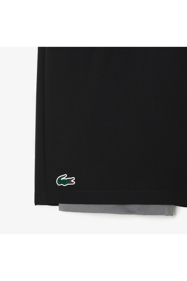 Erkek Regular Fit Siyah Şort - 6