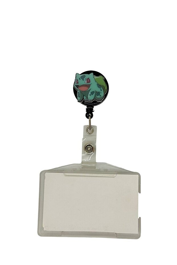 Evolutionary Monsters Ivy Frog Themed Plexiglass Printed Yoyo Card Holder Yoyo Id Badge Holder