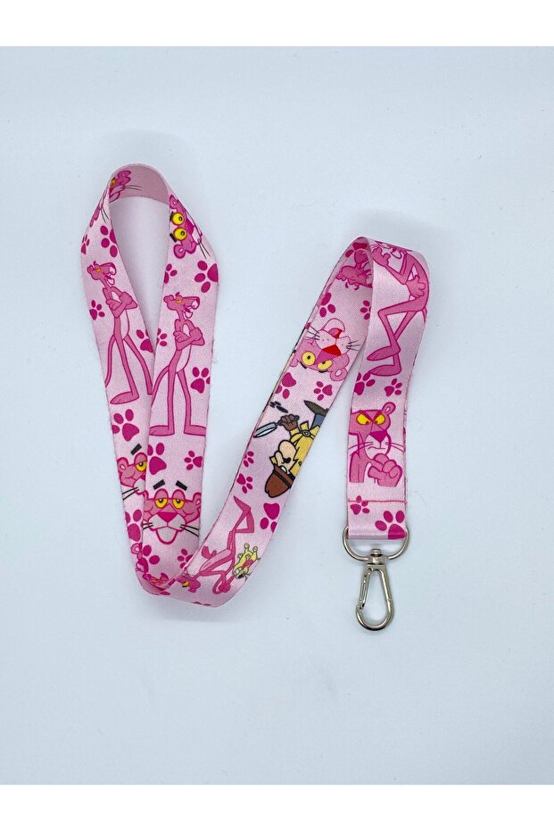 Cunning Panther Themed Neck Lanyard Card Holder