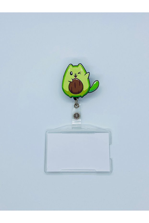 Cute Avocado Themed Yoyo Card Holder Yoyo Badge Holder
