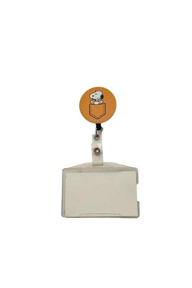 Dreamer Black Dog Themed Metal Yoyo Card Holder Yoyo Id Badge Holder