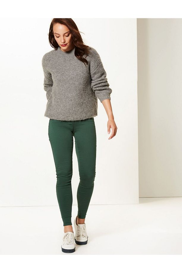 Yüksek Bel Jegging Jean Pantolon - 6