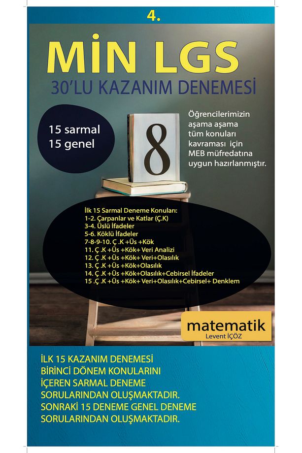 Lgs Matematik Seti - Tüm Matematik Seti-12 Kitap -net Artıran Set - 5
