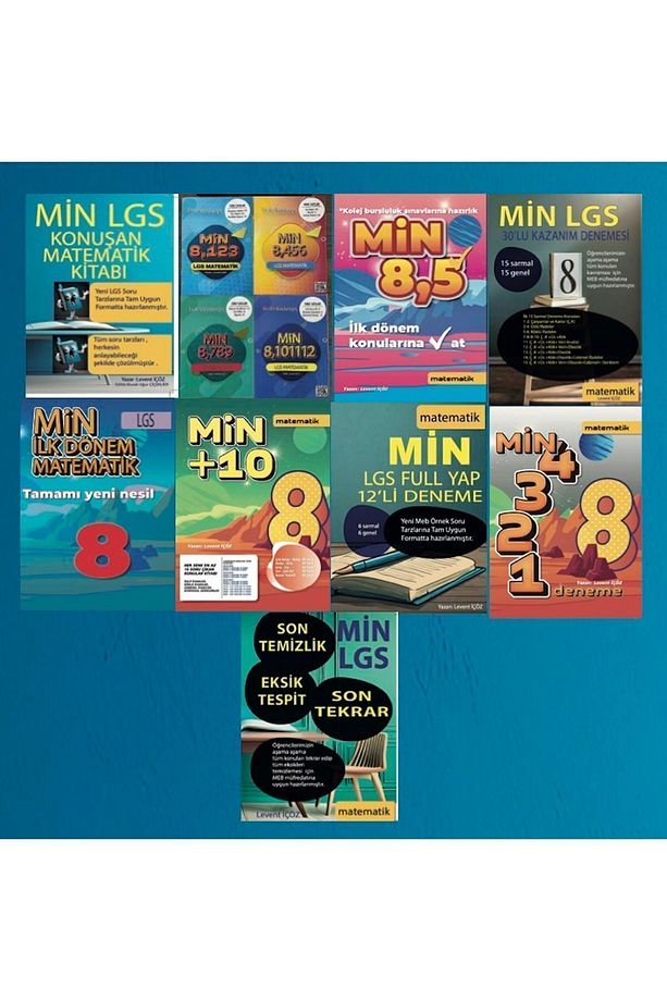 Lgs Matematik Seti - Tüm Matematik Seti-12 Kitap -net Artıran Set - 2