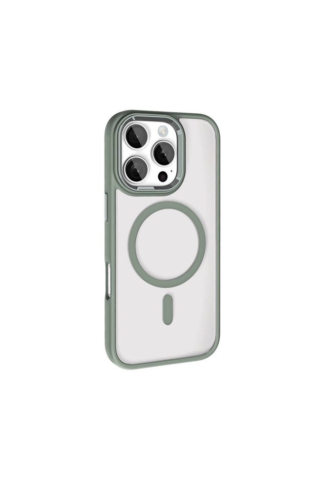 Apple iPhone 16 Pro Max Case Metal Lens Protection Magsafe 1.5 mm Ultra Thin Premium Chrome Cover