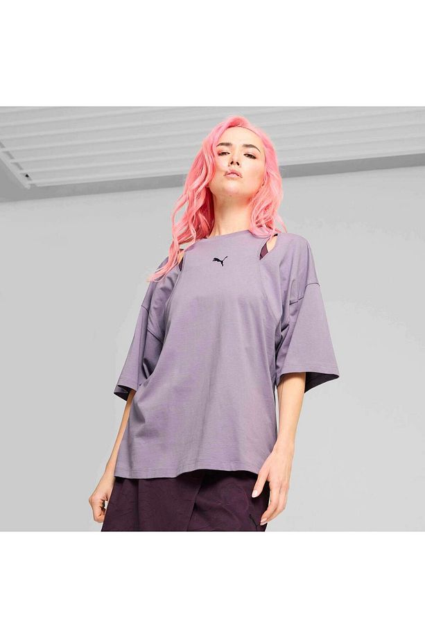 DARE TO Oversized Cutout Tee - 1